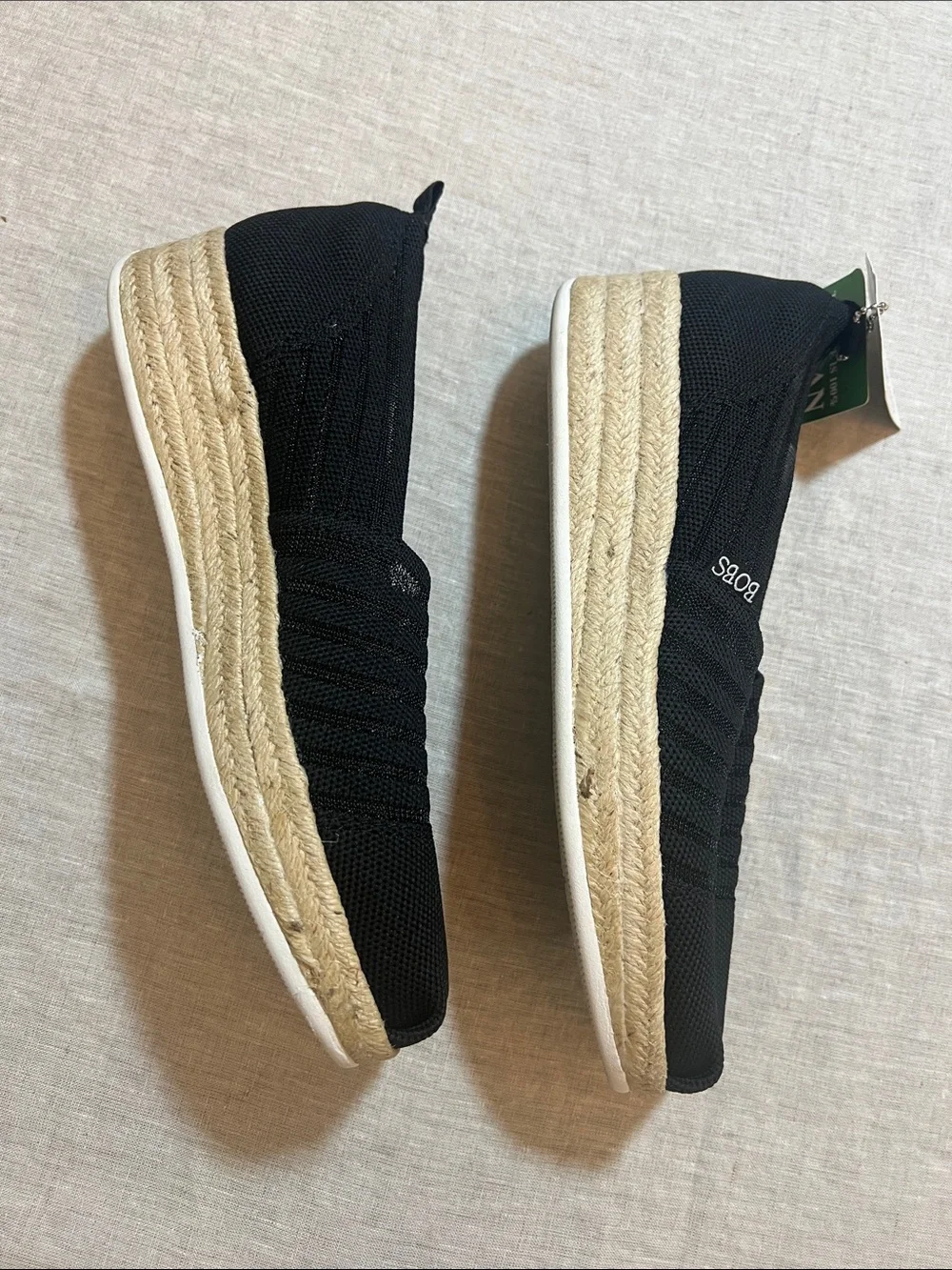 Skechers BOBS Highlights 2.0 - Homestretch Espadrille Wedge. Size 9